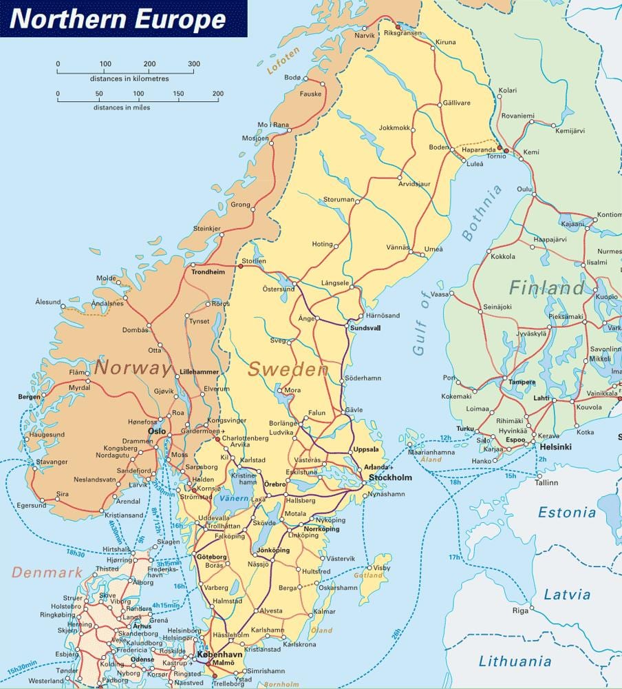 kaart narvik, Noorwegen