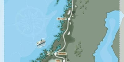 Camping Noorwegen kaart
