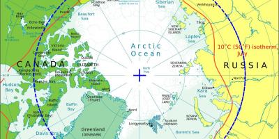 Arctisch Noorwegen kaart