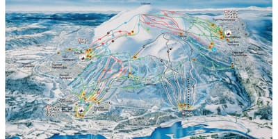 Ski Noorwegen kaart