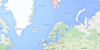 Spitsbergen Noorwegen kaart